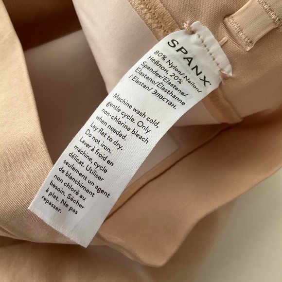 SPANX Oncore High-Waist Shaping Shorts in Light Nude - Picture 9 of 10